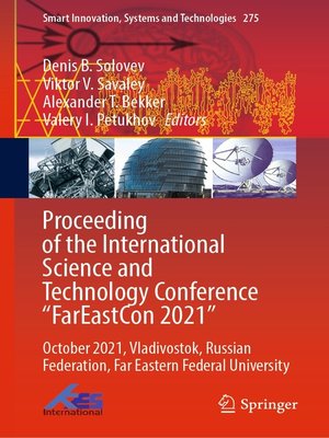 cover image of Proceeding of the International Science and Technology Conference "FarEastСon 2021"